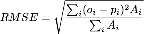 Root mean square error (RMSE) definition