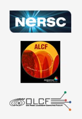 ASCR’s three high performance computing facilities: the National Energy Research Scientific Computing Center at Lawrence Berkeley National Laboratory and the Leadership Computing Facilities at Argonne and Oak Ridge National Laboratories