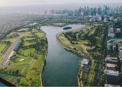 Aerial Shot Of City