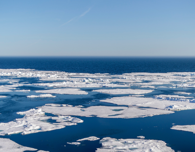 Sea ice in the Canadian Arctic. Photo by Hector John Periquin | Unsplash