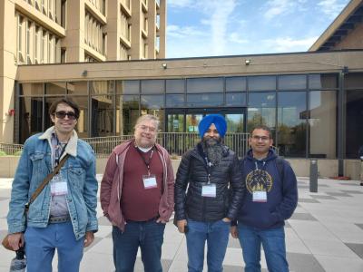 E3SM Team at US-RSE: Ryan Forsyth (Lawrence Livermore National Laboratory), Rob Jacob (Argonne National Laboratory), Balwinder Singh (Pacific Northwest National Laboratory), Vijay Mahadevan (Argonne National Laboratory). 