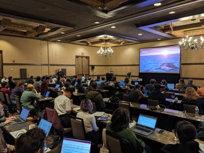 View of the meeting room during the inaugural workshop of the CAMAS