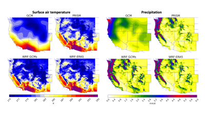 Mean climate change signals for temperature and precipitation