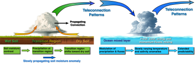 Influencers of precipitation and surface fluxes over ocean 