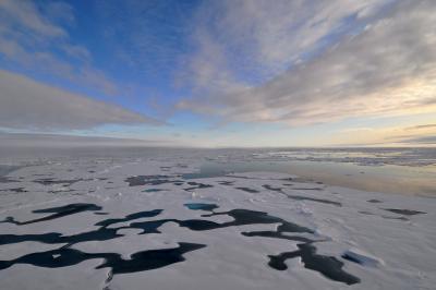 landscape photo of sea ice