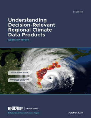 Understanding Decision-Relevant Regional Climate Data Products Workshop Report cover