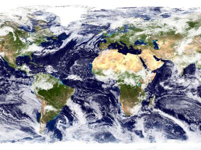 Researchers studied why the latest climate models indicate that the planet’s equilibrium climate sensitivity is greater than previous generations of models have predicted. (Image courtesy of NASA Goddard Space Flight Center.)