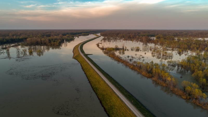 Floods that overwhelm farm fields and built infrastructure elsewhere are one potential consequence of severe storms.