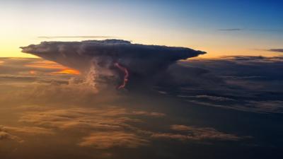 Aerosols can increase the convective intensity and precipitation associated with storms in the Houston area. 