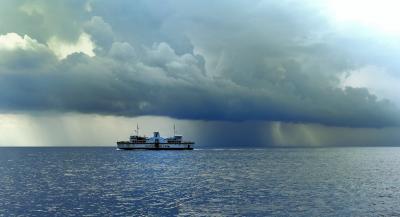 The changes observed in the intertropical convergence zone from 1979-2014 and those projected for a warmer future possess opposite signs. 